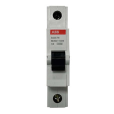 Автоматичний вимикач ABB basic M 1P C6