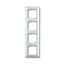 Рамка ABB basic55 біла 4-на