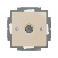 Розетка ABB basic55 cлонова кість TV