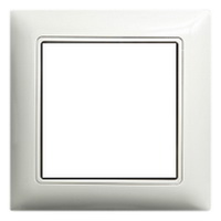Рамка ABB basic55 біла 1-на