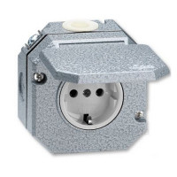 Розетка Garant з кришкою 1-на IP55