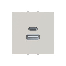 Розетка Zenit дюна USB A+C 3A
