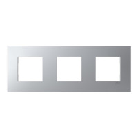 Рамка Zenit S 3-а срібна logo