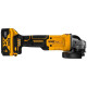Шліфмашина кутова - болгарка акумуляторна безщіткова DeWALT DCG407M1T
