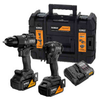 Набір з двох інструментів акумуляторних безщіткових McLaren F1 TEAM SPECIAL EDITION DeWALT DCK2222MP2T