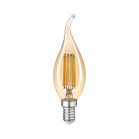 Лампа LED FILAMENT С37 6W E14 2200K на вітру VIOLUX