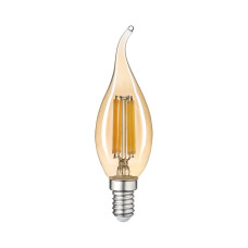 Лампа LED FILAMENT С37 6W E14 2200K на вітру VIOLUX