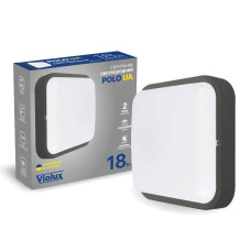Світильник LED Violux ДББ POLO UA антрацит 18W 5000K IP54