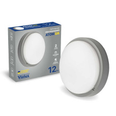 Світильник LED Violux ДББ ATOM UA сірий 12W 5000K IP54 картон