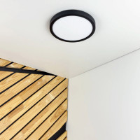 Світильник LED MILLENNIUM 20W 5000K круг чорний Violux