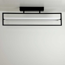 Світильник LED smart PRADA+пульт 60W 3000-5000K IP20 прямокутник чорно-білий Violux