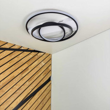 Світильник LED smart NITRO+пульт 100W 3000-5000K IP20 біло-чорний круг