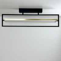 Світильник LED smart PRADA+пульт 60W 3000-5000K IP20 прямокутник чорно-золотий Violux
