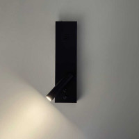Світильник настінний Violux BITRIX-W USB 15W 3000/4200/6000K 865Lm IP20 чорний