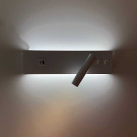 Світильник настінний Violux BITRIX-W USB 15W 3000/4200/6000K 865Lm IP20 білий