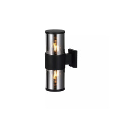 Світильник фасадний Violux BACARDI-2D 2х40W Е27 IP54 чорний