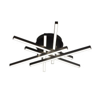 Світильник LED smart ARMANI​+пульт 90W 3000-5000K IP20 круг чорний Violux