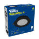 Світильник точковий Violux VALENCIA-R GX53 IP44 чорний