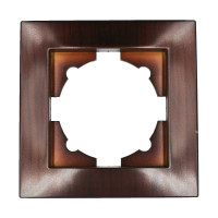 Рамка EL-BI VEGA Woodline червоне дерево 1-на