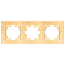 Рамка EL-BI VEGA Woodline клен 3-на