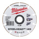 Диск алмазний Speedcross STEELHEAD 125 MILWAUKEE, діаметр 125мм, (метал, нержавійка)