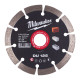 Диск алмазний MILWAUKEE DU 125, діаметр 125мм (цегла, бетон, шлакоблок)