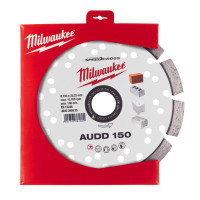 Диск алмазний Speedcross MILWAUKEE AUDD 150, діаметр 150мм (бетон, цегла, асфальт)