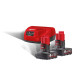 Енергокомплект Li-Ion MILWAUKEE, M12 NRG-602 (зарядний пристрій С12 С, 2 акумулятори М12 В6 6Аг, картонне пакування)