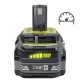 Акумулятор RYOBI RB1840T ONE+ 18В (4Ачг