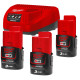 Енергокомплект Li-Ion MILWAUKEE, M12 NRG-303 (зарядний.пристрій С12 С, 3 акумумулятори М12 В3 3Аг, картонне пакуванння)
