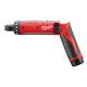 Викрутка акумуляторна MILWAUKEE, M4 D-202B, 5Нм (зарядний пристрій, 2 акумулятори М4 2Аг, картонне пакування)
