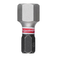 Біта SHOCKWAVE MILWAUKEE, Hex10, 25мм, (3шт)