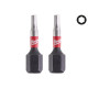 Біта SHOCKWAVE MILWAUKEE, Hex2,5, 25мм, (2шт) (заміна на 4932500378)