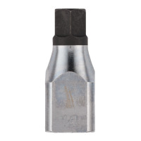 Головка торцева хромована 1/2'' MILWAUKEE з бітою Hex, 14мм