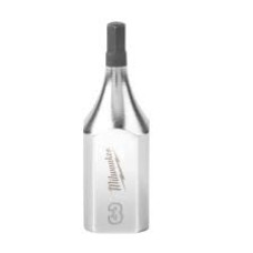 Головка торцева хромована 3/8'' MILWAUKEE з бітою HEX , 3 мм