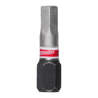 Біта SHOCKWAVE MILWAUKEE, Hex5,0, 25мм, (3шт)