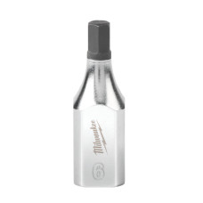 Головка торцева хромована 3/8'' MILWAUKEE з бітою Hex, 6 мм