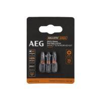 Біта ударна AEG AAK253PH1, PH1, 25мм (3шт)