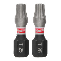 Біта SHOCKWAVE MILWAUKEE, TX25, 25мм, (3шт)