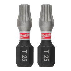 Біта SHOCKWAVE MILWAUKEE, TX25, 25мм, (3шт)