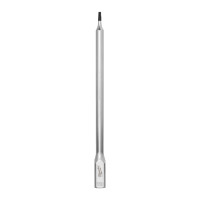 Головка торцева хромована 1/4'' MILWAUKEE подовжена з бітою Torx, T10