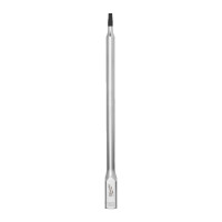 Головка торцева хромована 1/4'' MILWAUKEE подовжена з бітою Torx, T20