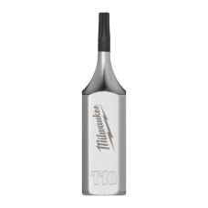 Головка торцева хромована 1/4'' MILWAUKEE з бітою TX BO, T10