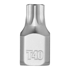 Головка торцева хромована 1/4'' MILWAUKEE укорочена з бітою Torx, T40