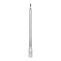 Головка торцева хромована 1/4'' MILWAUKEE подовжена з бітою Torx, T8