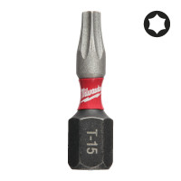 Біта SHOCKWAVE MILWAUKEE, TX15, 25мм, (2шт)