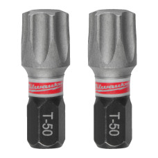 Біта SHOCKWAVE MILWAUKEE, TX50, 25мм, (3шт)