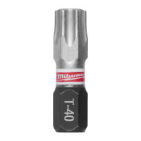 Біта SHOCKWAVE MILWAUKEE, TX40, 25мм, (3шт)