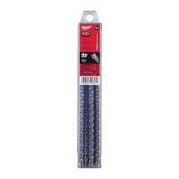 Бур SDS-PLUS MX4 MILWAUKEE, діаметр 8,0х215х150мм, (10шт), пластикова коробка