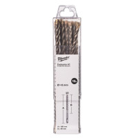 Бур SDS-PLUS 4C Contractor MILWAUKEE, O8х160мм, (10шт)
